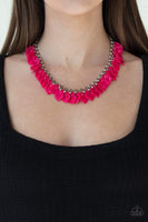 Super Bloom Pink Necklace-Jewelry-Paparazzi Accessories-Ericka C Wise, $5 Jewelry Paparazzi accessories jewelry ericka champion wise elite consultant life of the party fashion fix lead and nickel free florida palm bay melbourne