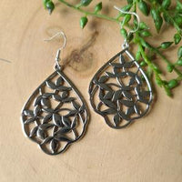 Taj Mahal Gardens Silver Earrings-Jewelry-Paparazzi Accessories-Ericka C Wise, $5 Jewelry Paparazzi accessories jewelry ericka champion wise elite consultant life of the party fashion fix lead and nickel free florida palm bay melbourne