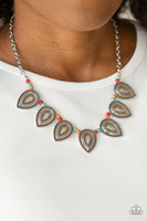 Terra Trailblazer Multi Necklace-Jewelry-Paparazzi Accessories-Ericka C Wise, $5 Jewelry Paparazzi accessories jewelry ericka champion wise elite consultant life of the party fashion fix lead and nickel free florida palm bay melbourne