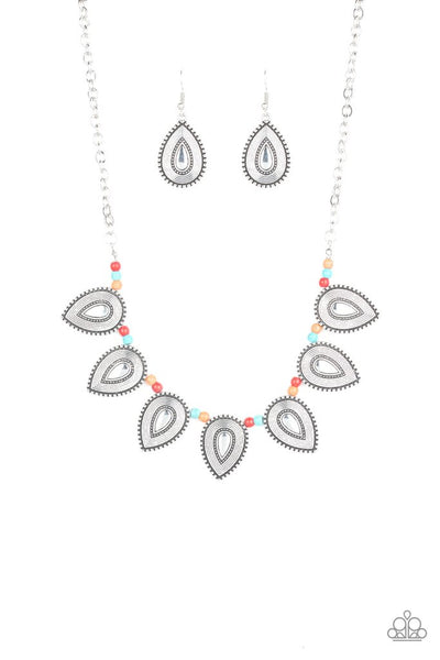 Terra Trailblazer Multi Necklace-Jewelry-Paparazzi Accessories-Ericka C Wise, $5 Jewelry Paparazzi accessories jewelry ericka champion wise elite consultant life of the party fashion fix lead and nickel free florida palm bay melbourne