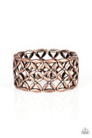 The Big Bloom Copper Bracelet-Jewelry-Paparazzi Accessories-Ericka C Wise, $5 Jewelry Paparazzi accessories jewelry ericka champion wise elite consultant life of the party fashion fix lead and nickel free florida palm bay melbourne