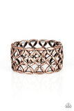 The Big Bloom Copper Bracelet-Jewelry-Paparazzi Accessories-Ericka C Wise, $5 Jewelry Paparazzi accessories jewelry ericka champion wise elite consultant life of the party fashion fix lead and nickel free florida palm bay melbourne