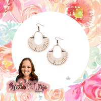 Threadbare Beauty Copper Earrings-Jewelry-Paparazzi Accessories-Ericka C Wise, $5 Jewelry Paparazzi accessories jewelry ericka champion wise elite consultant life of the party fashion fix lead and nickel free florida palm bay melbourne