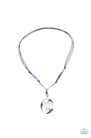 Tidal Talisman Blue Urban Necklace-Jewelry-Paparazzi Accessories-Ericka C Wise, $5 Jewelry Paparazzi accessories jewelry ericka champion wise elite consultant life of the party fashion fix lead and nickel free florida palm bay melbourne