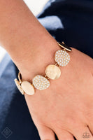 Tough LUXE Gold Bracelet-Jewelry-Paparazzi Accessories-Ericka C Wise, $5 Jewelry Paparazzi accessories jewelry ericka champion wise elite consultant life of the party fashion fix lead and nickel free florida palm bay melbourne