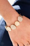 Tough LUXE Gold Bracelet-Jewelry-Paparazzi Accessories-Ericka C Wise, $5 Jewelry Paparazzi accessories jewelry ericka champion wise elite consultant life of the party fashion fix lead and nickel free florida palm bay melbourne