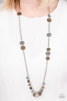 Trailblazing Trinket Multi Necklace-Jewelry-Paparazzi Accessories-Ericka C Wise, $5 Jewelry Paparazzi accessories jewelry ericka champion wise elite consultant life of the party fashion fix lead and nickel free florida palm bay melbourne
