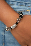 Treat Yourself Black Bracelet-Jewelry-Paparazzi Accessories-Ericka C Wise, $5 Jewelry Paparazzi accessories jewelry ericka champion wise elite consultant life of the party fashion fix lead and nickel free florida palm bay melbourne