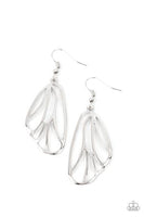 Turn Into a Butterfly Silver Earring-Jewelry-Paparazzi Accessories-Ericka C Wise, $5 Jewelry Paparazzi accessories jewelry ericka champion wise elite consultant life of the party fashion fix lead and nickel free florida palm bay melbourne
