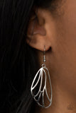 Turn Into a Butterfly Silver Earring-Jewelry-Paparazzi Accessories-Ericka C Wise, $5 Jewelry Paparazzi accessories jewelry ericka champion wise elite consultant life of the party fashion fix lead and nickel free florida palm bay melbourne