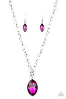 Unlimited Sparkle Pink Necklace-Jewelry-Paparazzi Accessories-Ericka C Wise, $5 Jewelry Paparazzi accessories jewelry ericka champion wise elite consultant life of the party fashion fix lead and nickel free florida palm bay melbourne