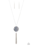 Up Faux Grabs Silver Necklace-Jewelry-Paparazzi Accessories-Ericka C Wise, $5 Jewelry Paparazzi accessories jewelry ericka champion wise elite consultant life of the party fashion fix lead and nickel free florida palm bay melbourne