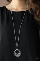 Venetian Vineyard Silver Necklace-Jewelry-Paparazzi Accessories-Ericka C Wise, $5 Jewelry Paparazzi accessories jewelry ericka champion wise elite consultant life of the party fashion fix lead and nickel free florida palm bay melbourne