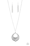 Venetian Vineyard Silver Necklace-Jewelry-Paparazzi Accessories-Ericka C Wise, $5 Jewelry Paparazzi accessories jewelry ericka champion wise elite consultant life of the party fashion fix lead and nickel free florida palm bay melbourne