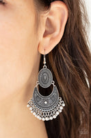 Western Trails Silver Earring-Jewelry-Paparazzi Accessories-Ericka C Wise, $5 Jewelry Paparazzi accessories jewelry ericka champion wise elite consultant life of the party fashion fix lead and nickel free florida palm bay melbourne