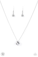 What a Gem White Necklace-Jewelry-Paparazzi Accessories-Ericka C Wise, $5 Jewelry Paparazzi accessories jewelry ericka champion wise elite consultant life of the party fashion fix lead and nickel free florida palm bay melbourne
