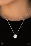 What a Gem White Necklace-Jewelry-Paparazzi Accessories-Ericka C Wise, $5 Jewelry Paparazzi accessories jewelry ericka champion wise elite consultant life of the party fashion fix lead and nickel free florida palm bay melbourne