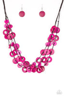 Wonderfull Walla Walla Pink Necklace-Jewelry-Paparazzi Accessories-Ericka C Wise, $5 Jewelry Paparazzi accessories jewelry ericka champion wise elite consultant life of the party fashion fix lead and nickel free florida palm bay melbourne