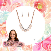 Above The Clouds Copper Necklace-Jewelry-Paparazzi Accessories-Ericka C Wise, $5 Jewelry Paparazzi accessories jewelry ericka champion wise elite consultant life of the party fashion fix lead and nickel free florida palm bay melbourne