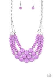 Flirtatiously Fruity Purple Necklace-Jewelry-Paparazzi Accessories-Ericka C Wise, $5 Jewelry Paparazzi accessories jewelry ericka champion wise elite consultant life of the party fashion fix lead and nickel free florida palm bay melbourne