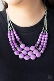 Flirtatiously Fruity Purple Necklace-Jewelry-Paparazzi Accessories-Ericka C Wise, $5 Jewelry Paparazzi accessories jewelry ericka champion wise elite consultant life of the party fashion fix lead and nickel free florida palm bay melbourne