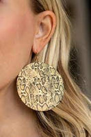 Animal Planet Gold Earrings-Jewelry-Paparazzi Accessories-Ericka C Wise, $5 Jewelry Paparazzi accessories jewelry ericka champion wise elite consultant life of the party fashion fix lead and nickel free florida palm bay melbourne