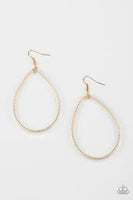Just ENCASE You Missed It Gold Earrings-Jewelry-Paparazzi Accessories-Ericka C Wise, $5 Jewelry Paparazzi accessories jewelry ericka champion wise elite consultant life of the party fashion fix lead and nickel free florida palm bay melbourne