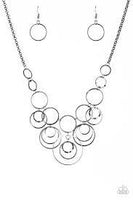 Break the Cycle Black Necklace-Jewelry-Paparazzi Accessories-Ericka C Wise, $5 Jewelry Paparazzi accessories jewelry ericka champion wise elite consultant life of the party fashion fix lead and nickel free florida palm bay melbourne