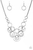 Break the Cycle Black Necklace-Jewelry-Paparazzi Accessories-Ericka C Wise, $5 Jewelry Paparazzi accessories jewelry ericka champion wise elite consultant life of the party fashion fix lead and nickel free florida palm bay melbourne