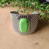 Poshly Pharaoh Green Bracelet-Jewelry-Paparazzi Accessories-Ericka C Wise, $5 Jewelry Paparazzi accessories jewelry ericka champion wise elite consultant life of the party fashion fix lead and nickel free florida palm bay melbourne