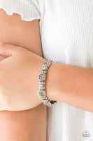 Metro Marvelous Silver Bracelet-Jewelry-Paparazzi Accessories-Ericka C Wise, $5 Jewelry Paparazzi accessories jewelry ericka champion wise elite consultant life of the party fashion fix lead and nickel free florida palm bay melbourne