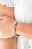 Metro Marvelous Silver Bracelet-Jewelry-Paparazzi Accessories-Ericka C Wise, $5 Jewelry Paparazzi accessories jewelry ericka champion wise elite consultant life of the party fashion fix lead and nickel free florida palm bay melbourne