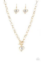 Princeton Princess Gold Necklace-simple-Ericka C Wise, $5 Jewelry -Ericka C Wise, $5 Jewelry Paparazzi accessories jewelry ericka champion wise elite consultant life of the party fashion fix lead and nickel free florida palm bay melbourne