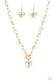 Princeton Princess Gold Necklace-simple-Ericka C Wise, $5 Jewelry-Ericka C Wise, $5 Jewelry Paparazzi accessories jewelry ericka champion wise elite consultant life of the party fashion fix lead and nickel free florida palm bay melbourne