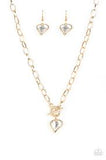 Princeton Princess Gold Necklace-simple-Ericka C Wise, $5 Jewelry -Ericka C Wise, $5 Jewelry Paparazzi accessories jewelry ericka champion wise elite consultant life of the party fashion fix lead and nickel free florida palm bay melbourne