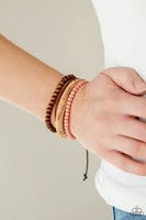 Stack to Basics Pink Urban Bracelet-Jewelry-Paparazzi Accessories-Ericka C Wise, $5 Jewelry Paparazzi accessories jewelry ericka champion wise elite consultant life of the party fashion fix lead and nickel free florida palm bay melbourne