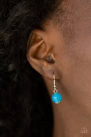 Rising Stardom Blue Necklace- Paparazzi Accessories-Jewelry-Paparazzi Accessories-Ericka C Wise, $5 Jewelry Paparazzi accessories jewelry ericka champion wise elite consultant life of the party fashion fix lead and nickel free florida palm bay melbourne
