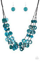 Wonderfully Walla Walla Blue Necklace-Jewelry-Paparazzi Accessories-Ericka C Wise, $5 Jewelry Paparazzi accessories jewelry ericka champion wise elite consultant life of the party fashion fix lead and nickel free florida palm bay melbourne