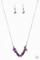 Back to Nature Purple Necklace-Jewelry-Paparazzi Accessories-Ericka C Wise, $5 Jewelry Paparazzi accessories jewelry ericka champion wise elite consultant life of the party fashion fix lead and nickel free florida palm bay melbourne