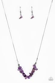 Back to Nature Purple Necklace-Jewelry-Paparazzi Accessories-Ericka C Wise, $5 Jewelry Paparazzi accessories jewelry ericka champion wise elite consultant life of the party fashion fix lead and nickel free florida palm bay melbourne