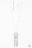 Get a ROAM White Necklace-Jewelry-Paparazzi Accessories-Ericka C Wise, $5 Jewelry Paparazzi accessories jewelry ericka champion wise elite consultant life of the party fashion fix lead and nickel free florida palm bay melbourne