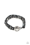 Homespun Stone Black Bracelet-Jewelry-Paparazzi Accessories-Ericka C Wise, $5 Jewelry Paparazzi accessories jewelry ericka champion wise elite consultant life of the party fashion fix lead and nickel free florida palm bay melbourne