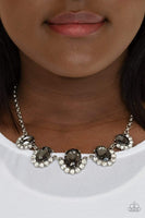The Queen Demands It Silver Necklace-Jewelry-Paparazzi Accessories-Ericka C Wise, $5 Jewelry Paparazzi accessories jewelry ericka champion wise elite consultant life of the party fashion fix lead and nickel free florida palm bay melbourne