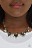 The Queen Demands It Silver Necklace-Jewelry-Paparazzi Accessories-Ericka C Wise, $5 Jewelry Paparazzi accessories jewelry ericka champion wise elite consultant life of the party fashion fix lead and nickel free florida palm bay melbourne
