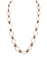 Metro Milestone Copper Necklace-Jewelry-Paparazzi Accessories-Ericka C Wise, $5 Jewelry Paparazzi accessories jewelry ericka champion wise elite consultant life of the party fashion fix lead and nickel free florida palm bay melbourne