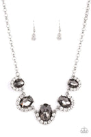 The Queen Demands It Silver Necklace-Jewelry-Paparazzi Accessories-Ericka C Wise, $5 Jewelry Paparazzi accessories jewelry ericka champion wise elite consultant life of the party fashion fix lead and nickel free florida palm bay melbourne