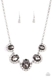 The Queen Demands It Silver Necklace-Jewelry-Paparazzi Accessories-Ericka C Wise, $5 Jewelry Paparazzi accessories jewelry ericka champion wise elite consultant life of the party fashion fix lead and nickel free florida palm bay melbourne