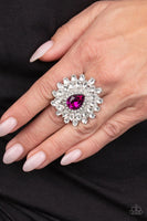 Who's Counting Pink Ring-Jewelry-Paparazzi Accessories-Ericka C Wise, $5 Jewelry Paparazzi accessories jewelry ericka champion wise elite consultant life of the party fashion fix lead and nickel free florida palm bay melbourne