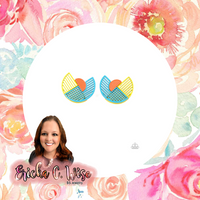 It's Just An Expression Blue Earrings-Jewelry-Paparazzi Accessories-Ericka C Wise, $5 Jewelry Paparazzi accessories jewelry ericka champion wise elite consultant life of the party fashion fix lead and nickel free florida palm bay melbourne