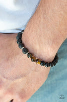 Karma Brown Bracelet-Jewelry-Paparazzi Accessories-Ericka C Wise, $5 Jewelry Paparazzi accessories jewelry ericka champion wise elite consultant life of the party fashion fix lead and nickel free florida palm bay melbourne